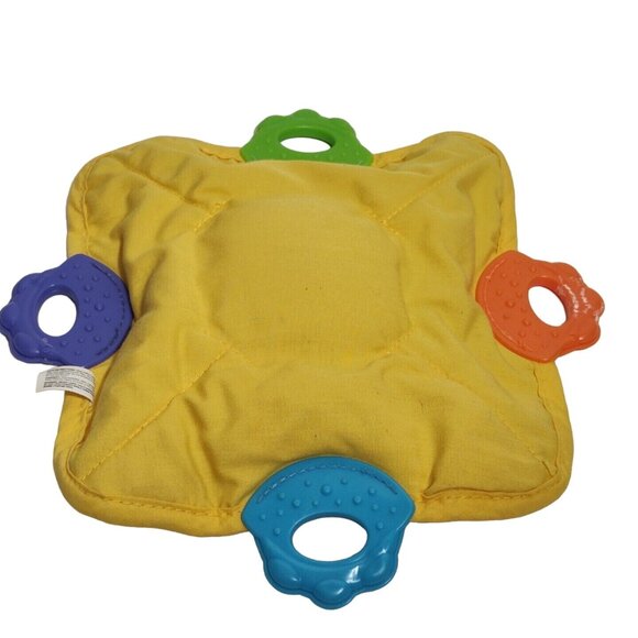 Nuby Teether Plush Monkey Lovey Security Blanket Baby Crinkle Sound FLAW - Picture 5 of 8